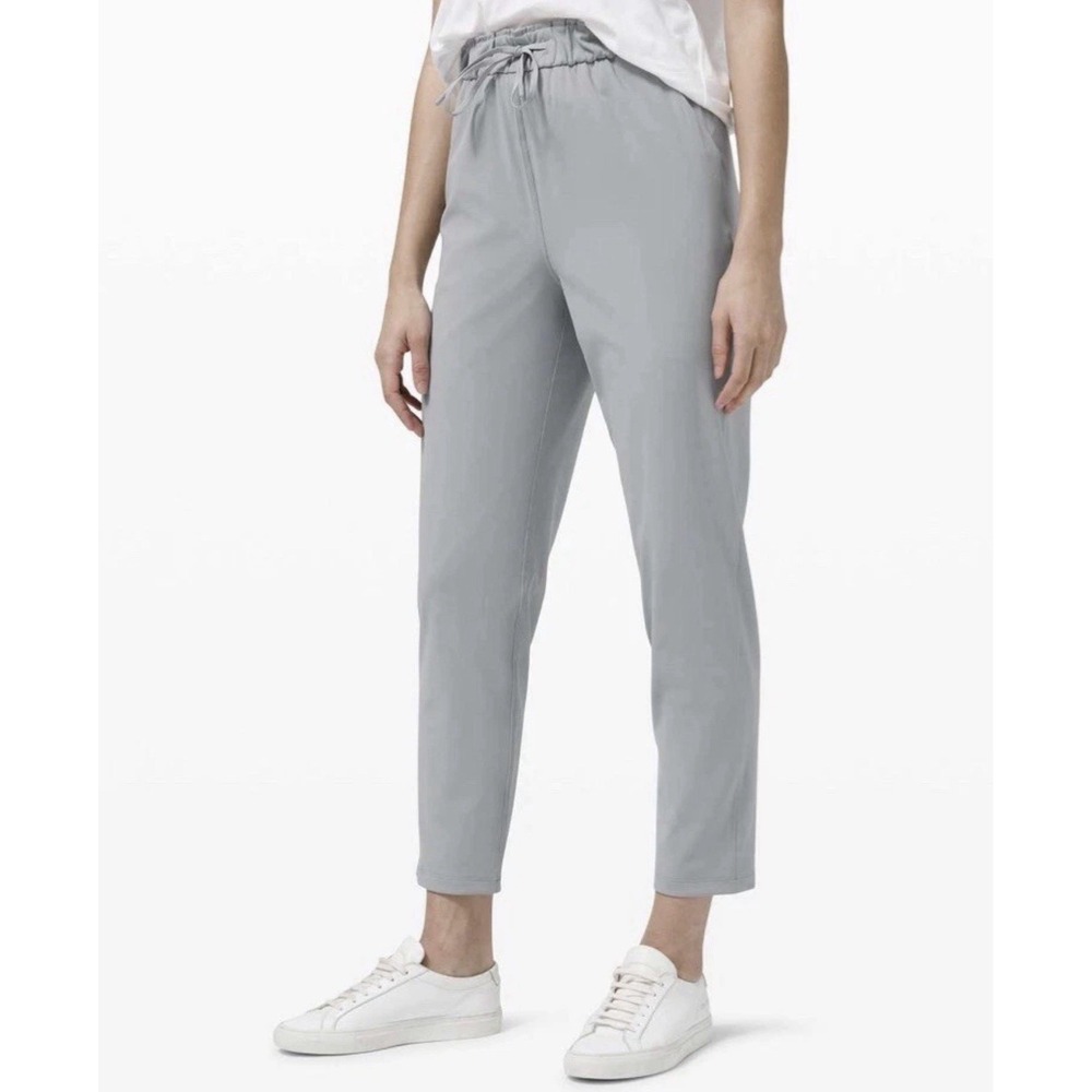Lululemon Women's 6 Sage Grey Luxtreme Keep Moving Pants HR Minimalist Modern - Picture 4 of 11